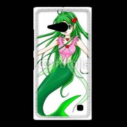 Coque Nokia Lumia 735 Fille manga verte