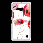 Coque Nokia Lumia 735 Peinture de Coquelicots