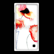 Coque Nokia Lumia 735 Peinture de Coquelicots 25