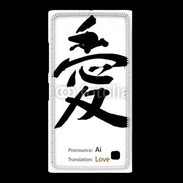 Coque Nokia Lumia 735 Love symbole chinois