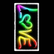 Coque Nokia Lumia 735 Love en couleur