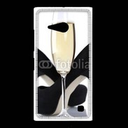 Coque Nokia Lumia 735 coupe de champagne talons aiguilles 