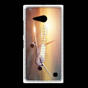 Coque Nokia Lumia 735 Avion de ligne au coucher de soleil