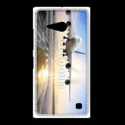 Coque Nokia Lumia 735 Atterrissage d'un avion de ligne
