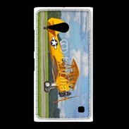 Coque Nokia Lumia 735 Avio Biplan jaune