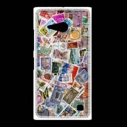 Coque Nokia Lumia 735 Patchwork de timbres