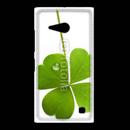 Coque Nokia Lumia 735 Trèfle à 4 feuilles