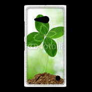 Coque Nokia Lumia 735 Trèfle à 4 feuilles 2