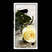 Coque Nokia Lumia 735 Belle rose Jaune 50