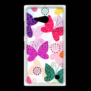 Coque Nokia Lumia 735 Fond papillon fashion 75