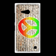 Coque Nokia Lumia 735 Peace and love graffiti