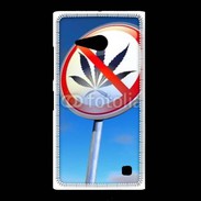 Coque Nokia Lumia 735 Interdiction de cannabis 2