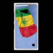 Coque Nokia Lumia 735 Drapeau cannabis 2