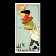 Coque Nokia Lumia 735 Hamburger vintage