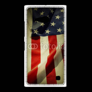 Coque Nokia Lumia 735 Vintage drapeau USA