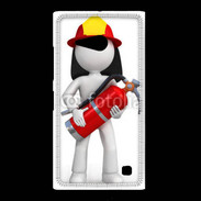 Coque Nokia Lumia 735 Je suis un pompier 600
