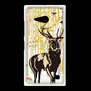 Coque Nokia Lumia 735 Illustration de cerf 5