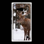 Coque Nokia Lumia 735 Cerf en hiver 56