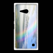 Coque Nokia Lumia 735 Arc en ciel à la montagne
