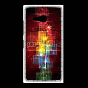 Coque Nokia Lumia 735 Fond abstrait coloré