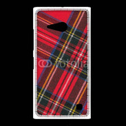 Coque Nokia Lumia 735 Mode tissus écossais rouge