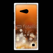 Coque Nokia Lumia 735 Fond bulles ocres