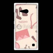 Coque Nokia Lumia 735 Fond fashion rose 4