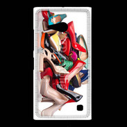 Coque Nokia Lumia 735 Pêle mêle chaussures