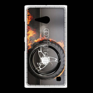 Coque Nokia Lumia 735 Roue en feu dragster