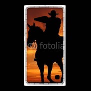 Coque Nokia Lumia 735 Silhouette de cowboy