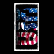 Coque Nokia Lumia 735 Logo USA 5