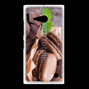 Coque Nokia Lumia 735 Macaron chocolat 