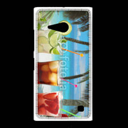 Coque Nokia Lumia 735 Cocktail sur la plage
