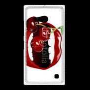 Coque Nokia Lumia 735 Cerise et bouche
