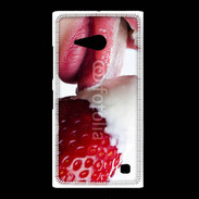Coque Nokia Lumia 735 Fraise et bouche 2