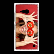 Coque Nokia Lumia 735 Femme tomate humour