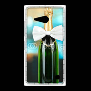 Coque Nokia Lumia 735 Bouteille de champagne avec noeud