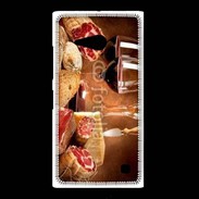 Coque Nokia Lumia 735 Fromage, charcuterie et vin 2