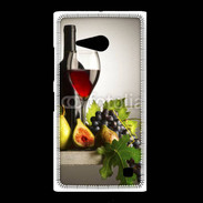 Coque Nokia Lumia 735 Vin rouge et fruits