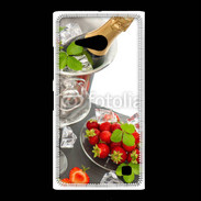 Coque Nokia Lumia 735 Champagne et fraises