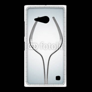 Coque Nokia Lumia 735 Dessin verre à vin