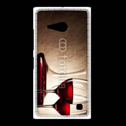 Coque Nokia Lumia 735 Vin rouge 7