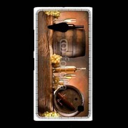 Coque Nokia Lumia 735 Vin blanc et tonneaux