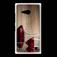 Coque Nokia Lumia 735 Vin rouge 12