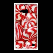 Coque Nokia Lumia 735 Bonbons rouges et blancs