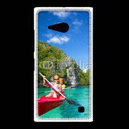 Coque Nokia Lumia 735 Kayak dans un lagon