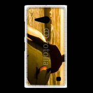 Coque Nokia Lumia 735 Surfer à la tombée de la nuit