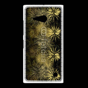 Coque Nokia Lumia 735 Feu d'artifice or