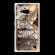 Coque Nokia Lumia 735 Chaton gris 2