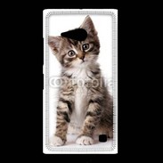 Coque Nokia Lumia 735 Chaton gris 3